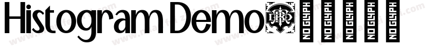 Histogram Demo字体转换